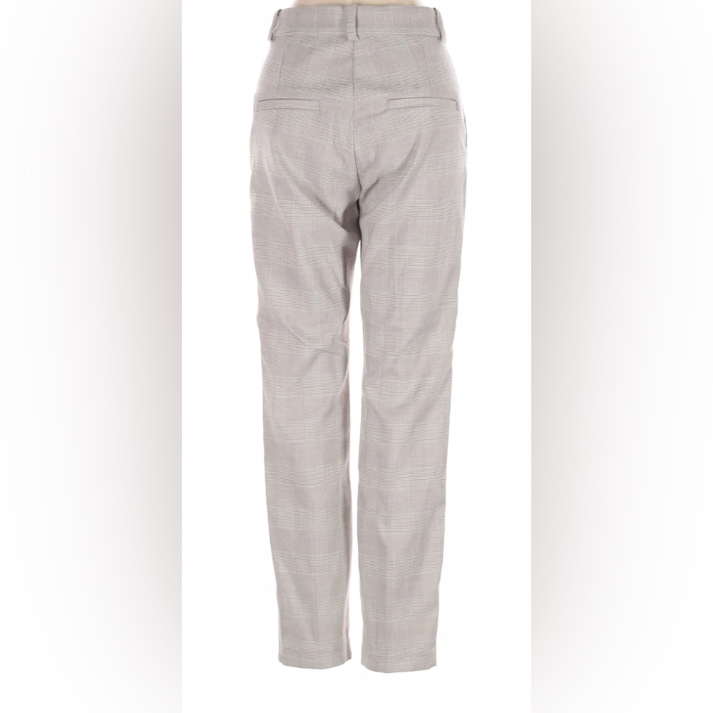 Plaid Trousers in cream and Tan